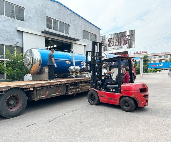 水浴殺菌鍋發貨-山東濟南